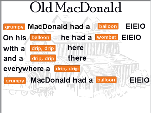 Old MacDonald MadLib